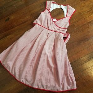 CLOSET CLOSING*London Times Red/White Stripe Dress